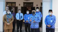 Pemkot Tangerang dan Pemerintah Kabupaten Pandeglang menjalin kerjasama dalam pembangunan antar daerah. (Liputan6.com/Pramita Tristiawati)