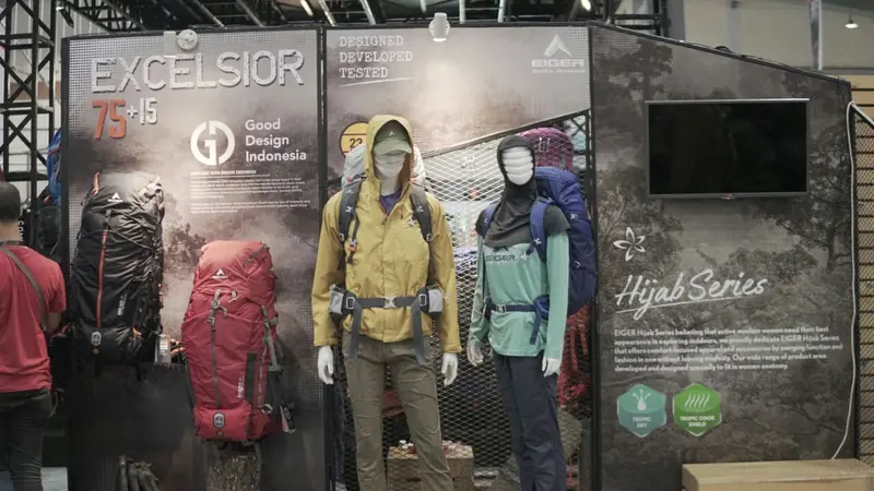 Keseruan Eiger Booth di Indofest 2018