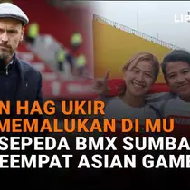 Mulai dari Erik Ten Hag ukir rekor memalukan di MU hingga cabor sepeda BMX sumbang emas keempat Asian Games, berikut sejumlah berita menarik News Flash Sport Liputan6.com.