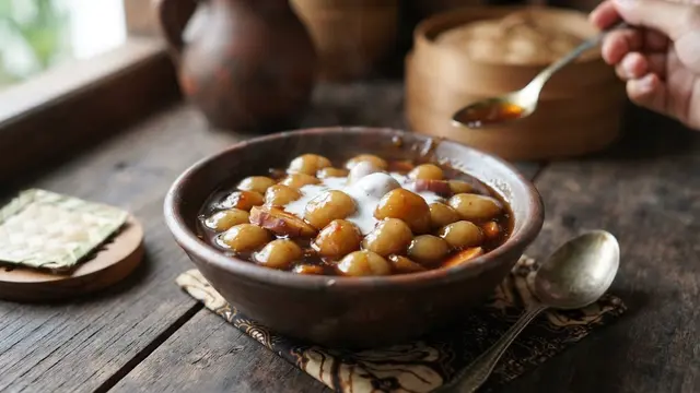 Resep Jenang Grendul Khas Jawa dengan Kuah Gula Merah yang Legit dan Kenyal