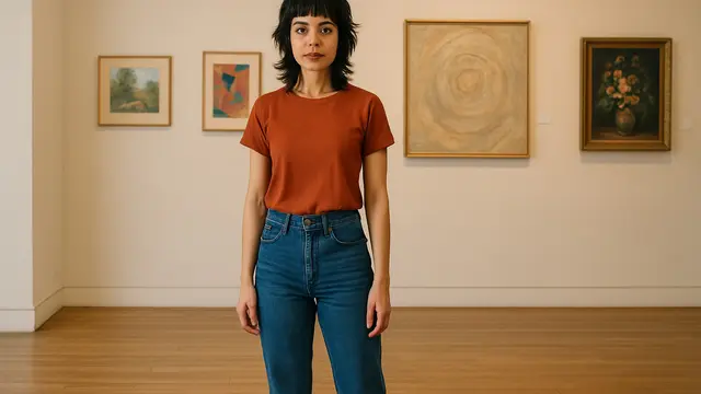 Model Rambut Layer Pendek Poni/Ilustrasi gambar oleh AI