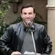 Nicolas Ghesquière berbicara di atas panggung selama Pengumuman Pers Vogue World: Hollywood di Chateau Marmont pada 26 Maret 2025 di Los Angeles, California. (Amy Sussman/Getty Images/AFP)