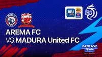 Saksikan Streaming BRI Liga 1 Malam ini : Arema FC Vs Madura United di Vidio
