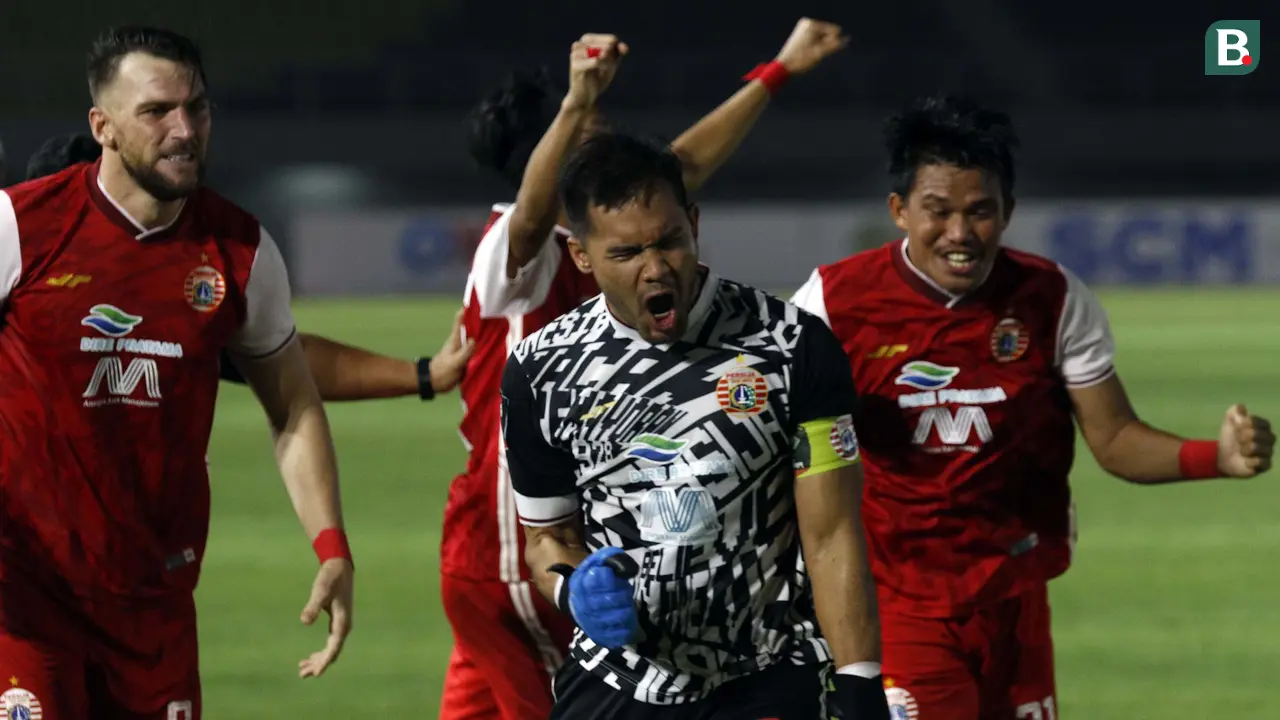 FOTO: Super Dramatis, Persija Singkirkan PSM 4-3 Lewat Adu Penalti - Andritany Ardhiyasa