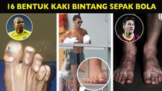 Video bentuk kaki bintang sepak bola dunia ketika tak bersepatu, salah satunya Lionel Messi pemain klub Barcelona.