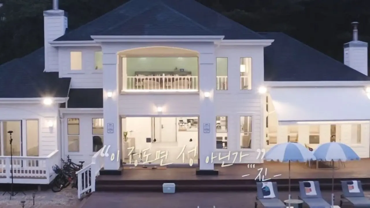 Penampakan Rumah Mewah BTS di Tengah Hutan untuk Syuting Varierty Show
