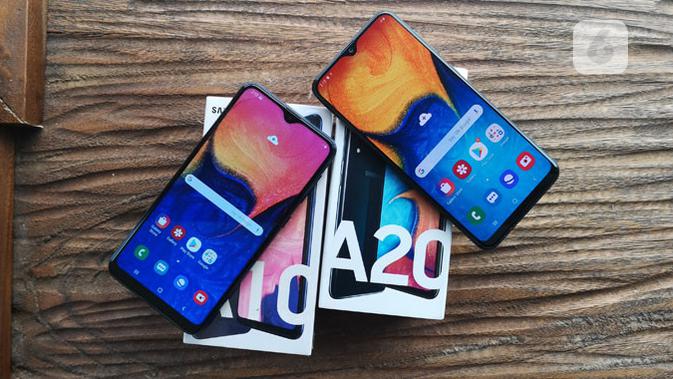 menjajal kamera galaxy a20 smartphone
