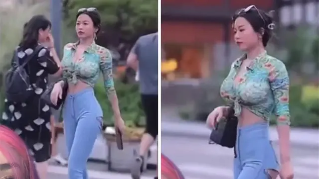 Seorang perempuan menjadi viral di Tiktok dengan Viral 2,3 juta viewers, tampilan dengan body goals padahal hanya editan/dok. TikTok residualdata