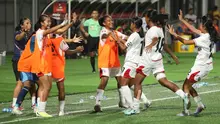 Putri Nusantara menghadapi Yordania dalam laga terakhir Grup B Srikandi Merdeka Cup persembahan Caffino di Supersoccer Arena, Kudus, Jawa Tengah, Rabu (19/8/2026). Putri Nusantara menang 3-1 atas Yordania, tapi harus tersingkir dan gagal melangkah ke semifinal. (Bola.com/Srikandi Merdeka Cup)