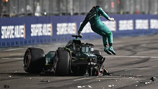 Foto: Momen-Momen Kecelakaan yang Dialami Pembalap F1 dan MotoGP Selama Musim 2023