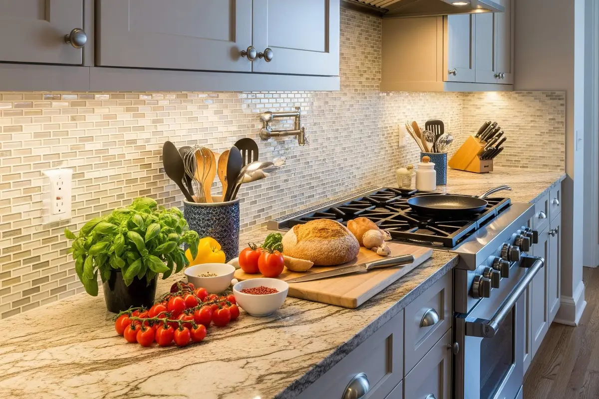 Dapur Kecil Sederhana Tapi Fotogenik untuk Konten Masak