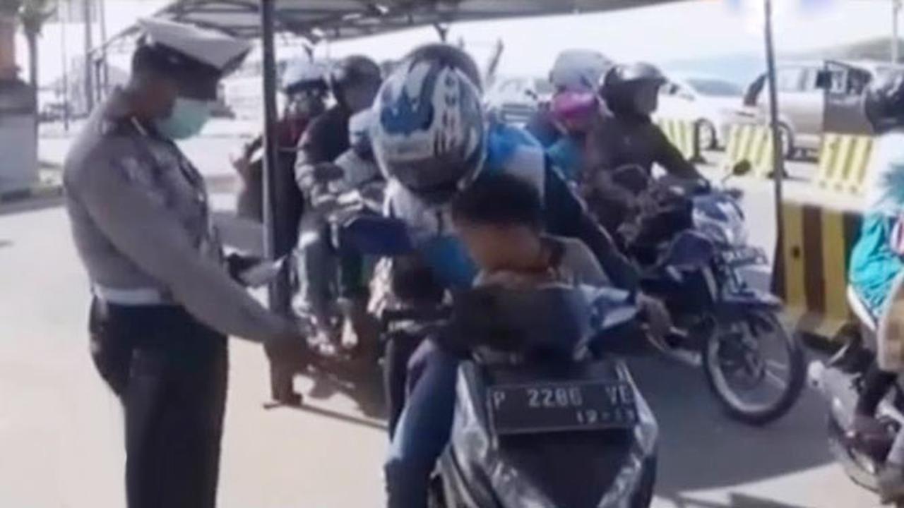 Arus Balik Mudik di Pelabuhan Gilimanuk Diwarnai Razia