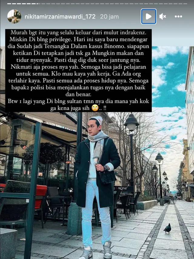 Unggahan Nikita Mirzani. (Foto: Instagram @nikitamirzanimawardi_172)