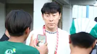 Shin Tae-yong Pantau Pemain dan Bertemu 4 Pelatih Tim Liga 1 di Bangkalan
