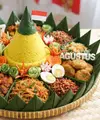 Cara Membuat Tumpeng 17 Agustus yang Cantik. Foto: AI Generated