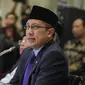 Menteri Agama Lukman Hakim Saefuddin menggelar sidang isbat penentuan awal Ramadan, Minggu (5/6) sore. (Liputan6.com/Faizal Fanani)