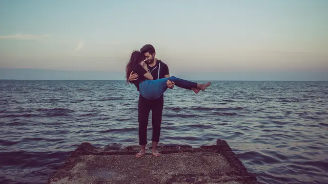 Ilustrasi pasangan kekasih, pacar, cinta