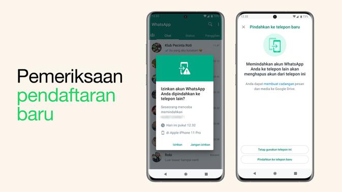 Fitur keamanan baru WhatsApp (WhatsApp)