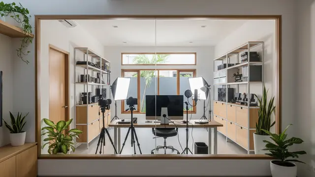 Model Rumah untuk Freelancer dan Konten Kreator yang Dilengkapi Studio Kerja