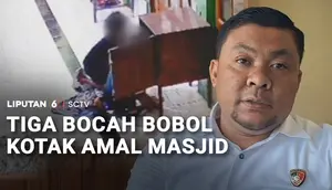 Tiga Bocah Bobol Kotak Amal Masjid