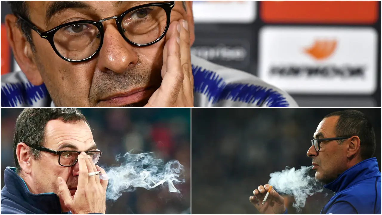 Sarri, Pelatih Juventus yang Menghisap Rokok Tiap 12 Menit Sekali