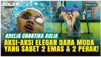 Gerakan Elegan dan Memesona, Highlight Adelia Chantika di Kejurnas Akuatik 2026