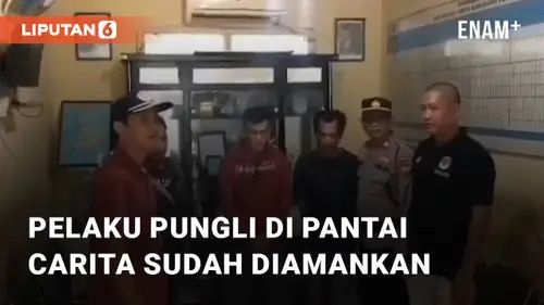 VIDEO: Pelaku Pungli Viral di Pantai Carita Banten Sudah Diamankan Kepolisian