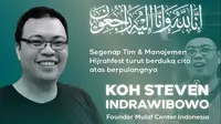 Berita duka datang dari Mualaf Center Indonesia. Salah satu pendirinya, Steven Indra Wibowo, meninggal dunia.