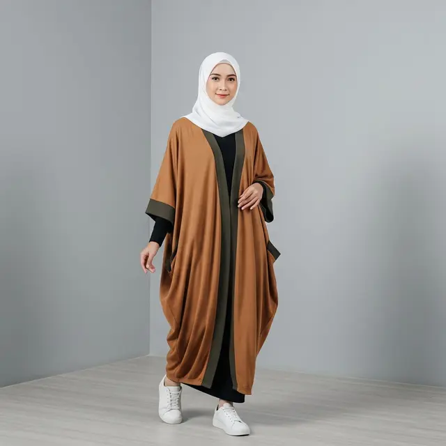 Gamis Cardigan Oversized Nyaman