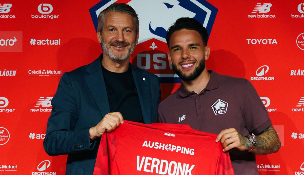Kejutan terjadi menjelang berakhirnya bursa transfer musim panas 2025/2026. Pemain Timnas Indonesia, Calvin Verdonk gabung dengan klub Liga Prancis atau Ligue 1, LOSC Lille. (Dok. LOSC)
