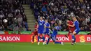 Ini menjadi kemenangan kelima beruntun Liverpool di Liga Inggris sejak 22 April. Saat itu, rentetan kemenangan Liverpool dimulai dengan mengalahkan Nottingham Forest. (Tim Goode/PA via AP)