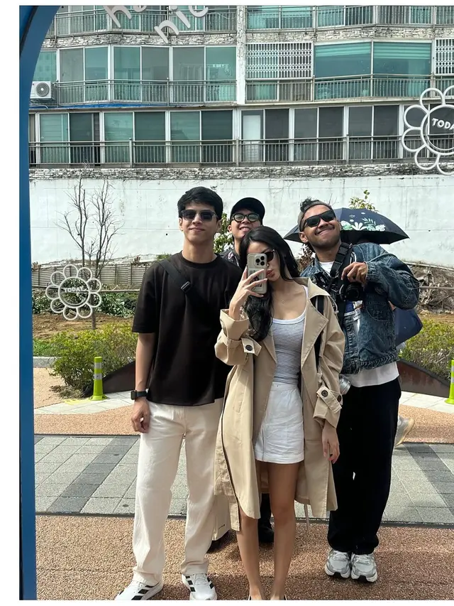 6 Gaya Leya Princy dan El Putra di Korea Selatan, 'Rangga dan Cinta' Bikin Baper