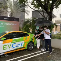 Menyambut Hari Bumi 2022 dan mengikuti tren kendaraan listrik, Artotel Suites Mangkuluhur dilengkapi fasilitas Stasiun Pengisian Kendaraan Listrik Umum (SPKLU) (Foto: Dok. Artotel)