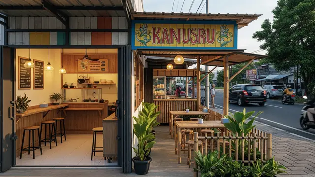 Rahasia Warung Makan Kecil Tetap Terlihat Luas/ Ilustrasi AI