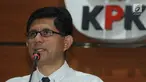 Wakil Ketua KPK Laode Muhammad Syarif memberi keterangan kasus pembangunan Pelabuhan Bebas Sabang 2006-2011 di Gedung KPK, Jakarta, Jumat (13/4). KPK menetapkan dua tersangka korporasi dalam kasus ini. (Merdeka.com/Dwi Narwoko)