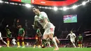 Kemenangan Maroko atas Kamerun dalam laga perempat final Piala Afrika 2025, Jumat (09/01/2025) waktu setempat, tak lepas dari peran Brahim Diaz. (AFP/Paul Ellis)
