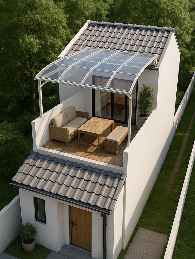 7 Model Rumah Rooftop Mini untuk Lahan 5x12, Cuma Butuh Sedikit ...