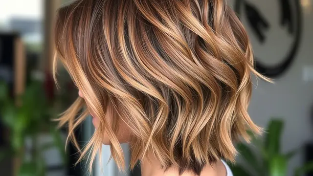 Model Rambut Layer Sebahu untuk Wajah Bulat