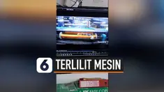 Sebuah insiden yang sangat mengejutkan terjadi di sebuah pabrik tekstil di India barat. Salah seorang pekerja terlilit dalam mesin pemintal benang.