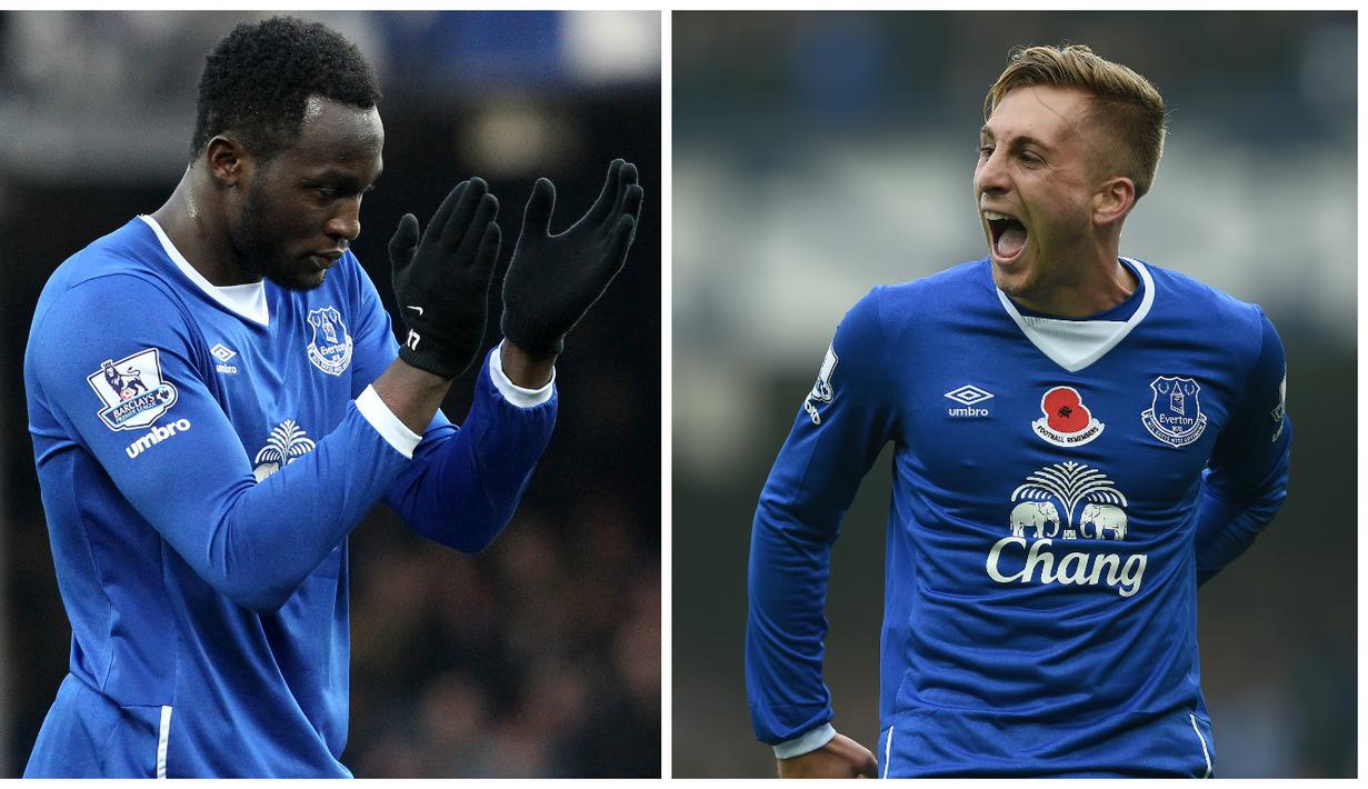 5. Romelu Lukaku - Gerard Deulofeu (6 gol), keduanya merupakan pemain buangan, Lukaku dibuang Chelsea sementara Deulofeu dibuang Barcelona, namun keduanya bangkit dan menunjukan performa yang baik musim ini. (AFP)