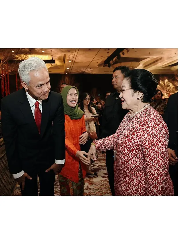 6 Potret Tamu di Resepsi Nikah Putri Andika Perkasa, Megawati hingga Ganjar Pranowo