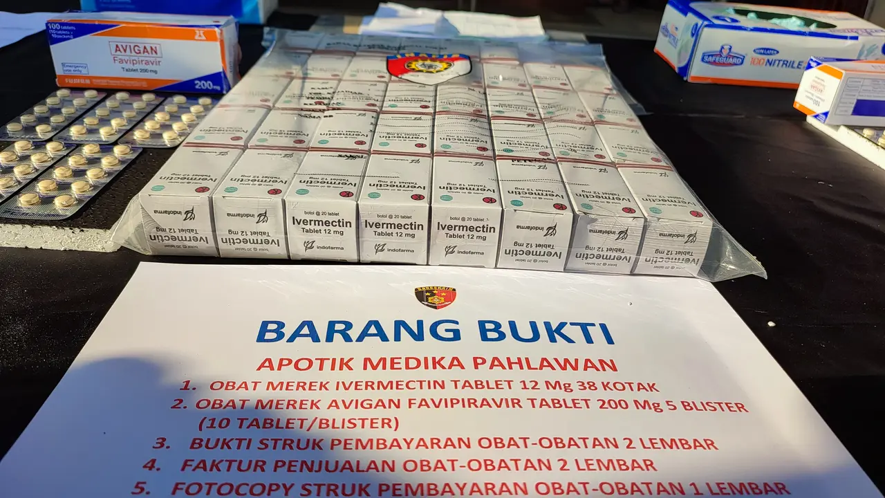 Jual Ivermectin Terlalu Mahal, Tiga Pemilik Apotek di Bogor Ditangkap