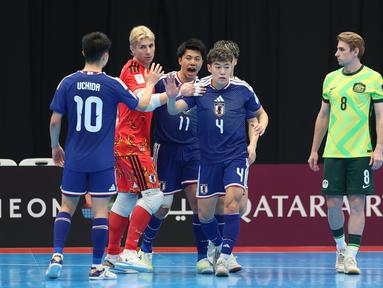 Timnas Futsal Jepang sukses mengalahkan Australia dalam laga perdana Grup C Piala Asia Futsal 2026, di Indonesia Arena, Senayan, Jakarta, Rabu (28/1/2026). (Bola.com/M Iqbal Ichsan)