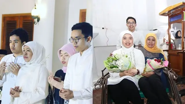 Kengatan sangat terlihat dalam keluarga kecil Khofifah Indar Parawansa