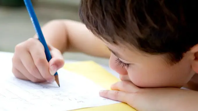 Ilustrasi menulis surat./Copyright novakdjokovicfoundation.org