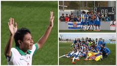 Gelandang masa depan Indonesia, Evan Dimas menjadi incaran dari Espanyol B. Berikut informasi seputar klub asal Katalunya, Spanyol tersebut. (Kiri-Bola/Arief Bagus)  