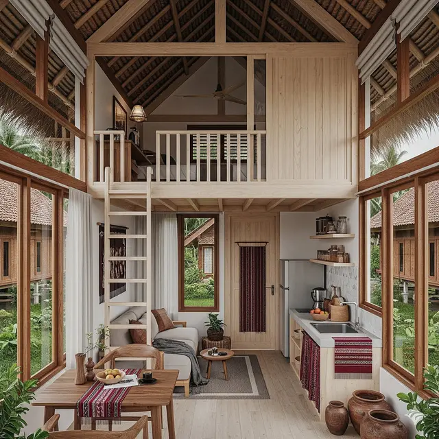 Rumah dengan Konsep Mezzanine