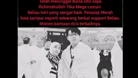 Tika Mega Lestari Istri Pesulap Merah Meninggal Dunia, Sang Suami Ucap Perpisahan Mengharukan
