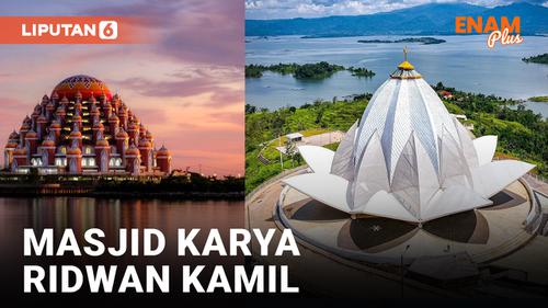 VIDEO: Masjid Unik Karya Ridwan Kamil