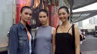 Farah, Christine, Sari jabarkan rahasia langsing di sela-sela ajang Jakarta Fashion Week 2016.